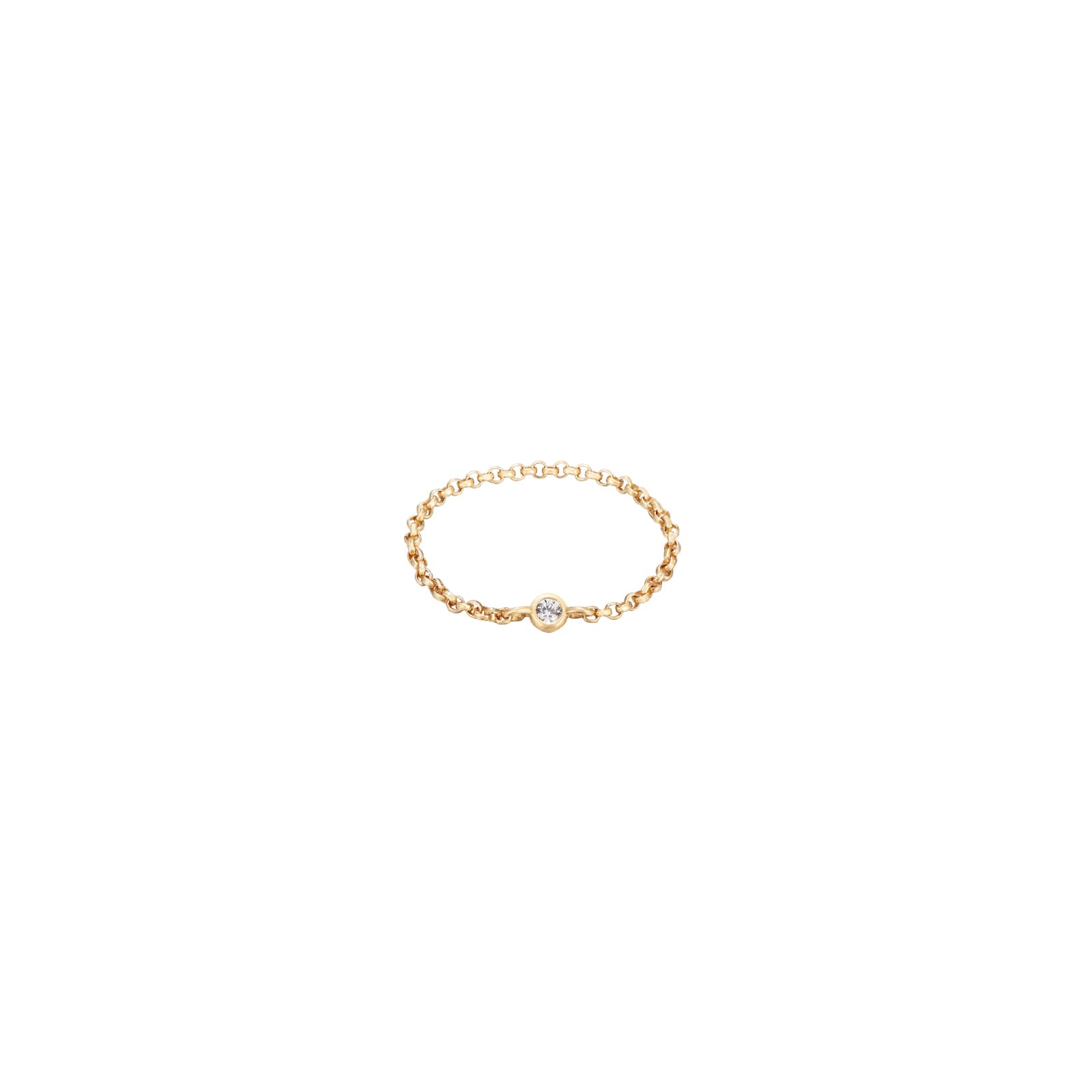 Anillo Chain Circonita