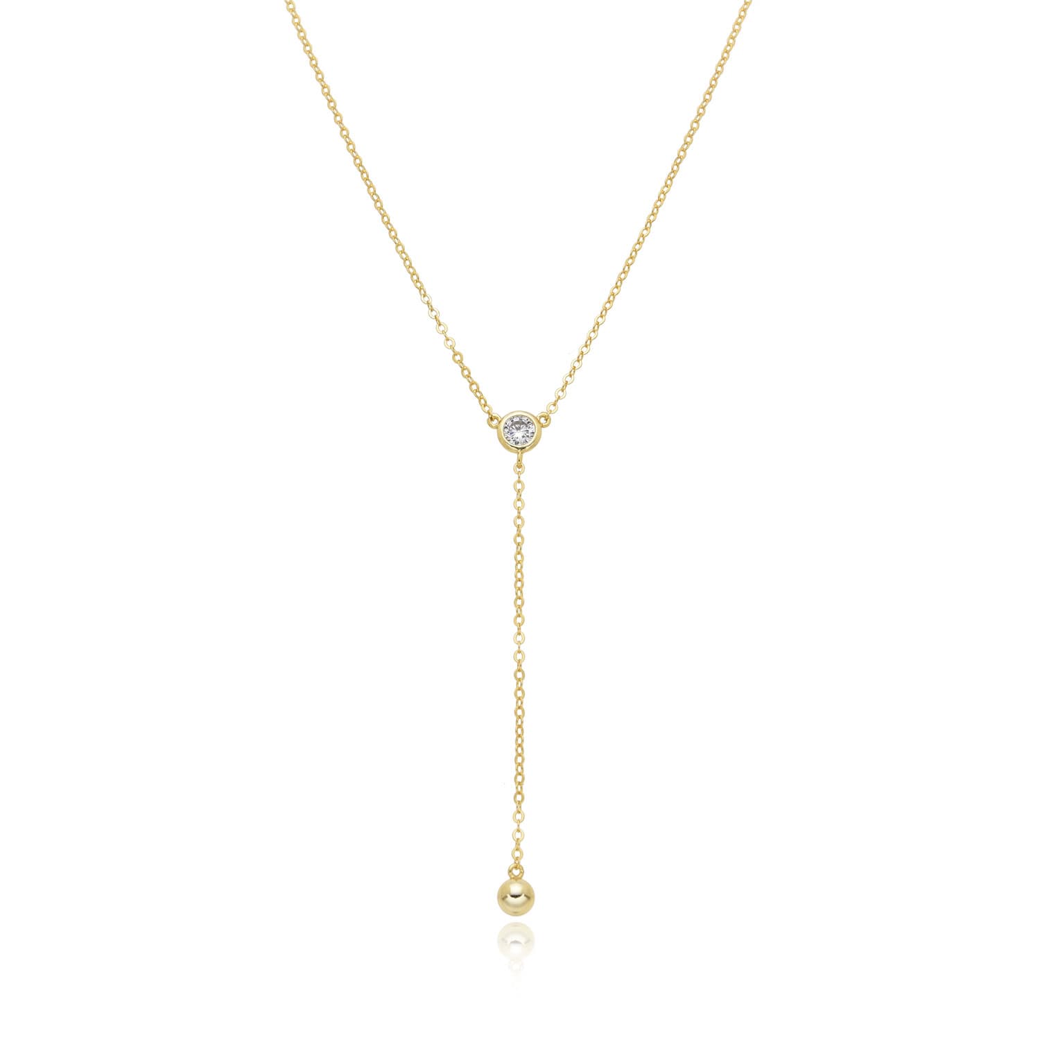 Collar Bola Circonita