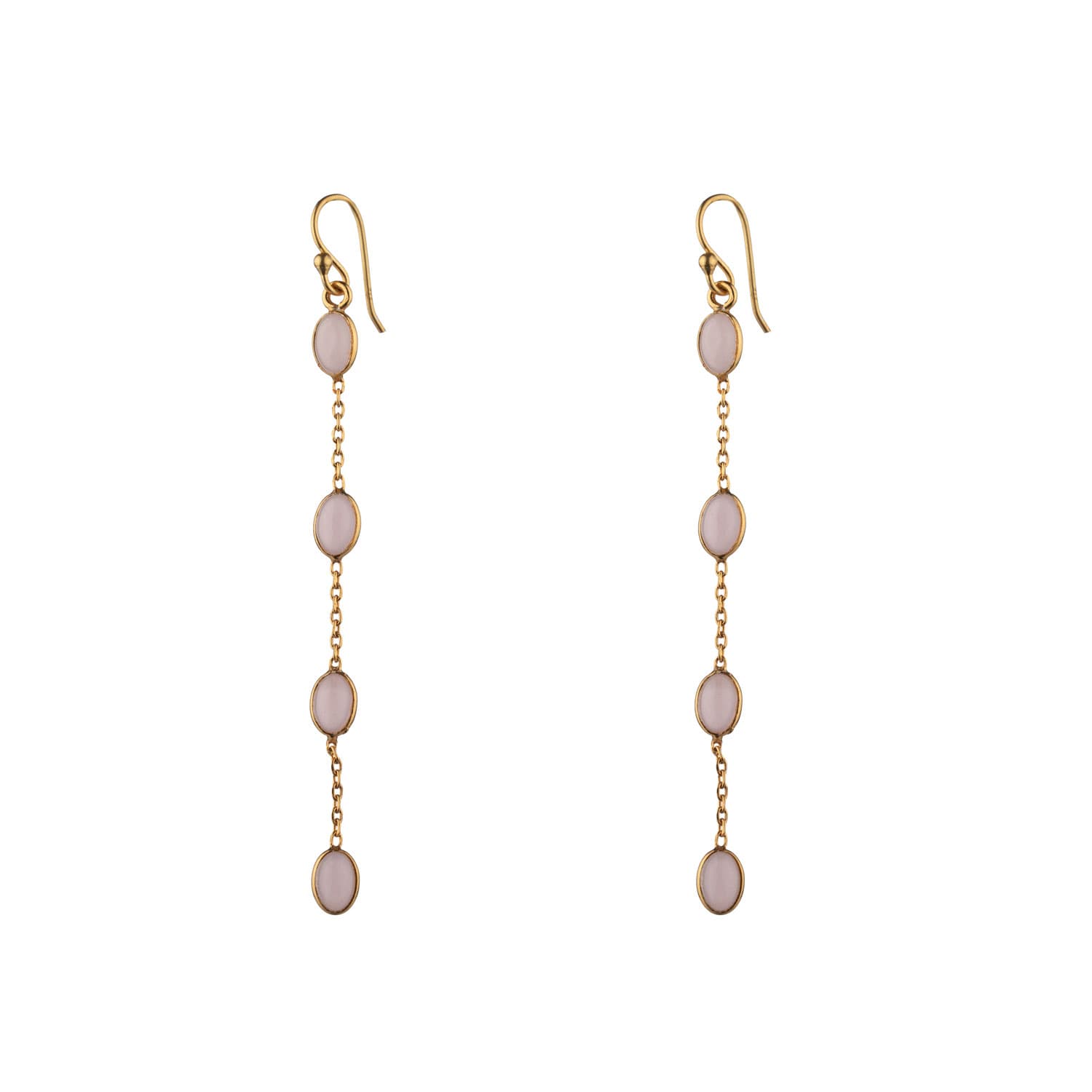 Pendientes Mineral Largos 70 mm
