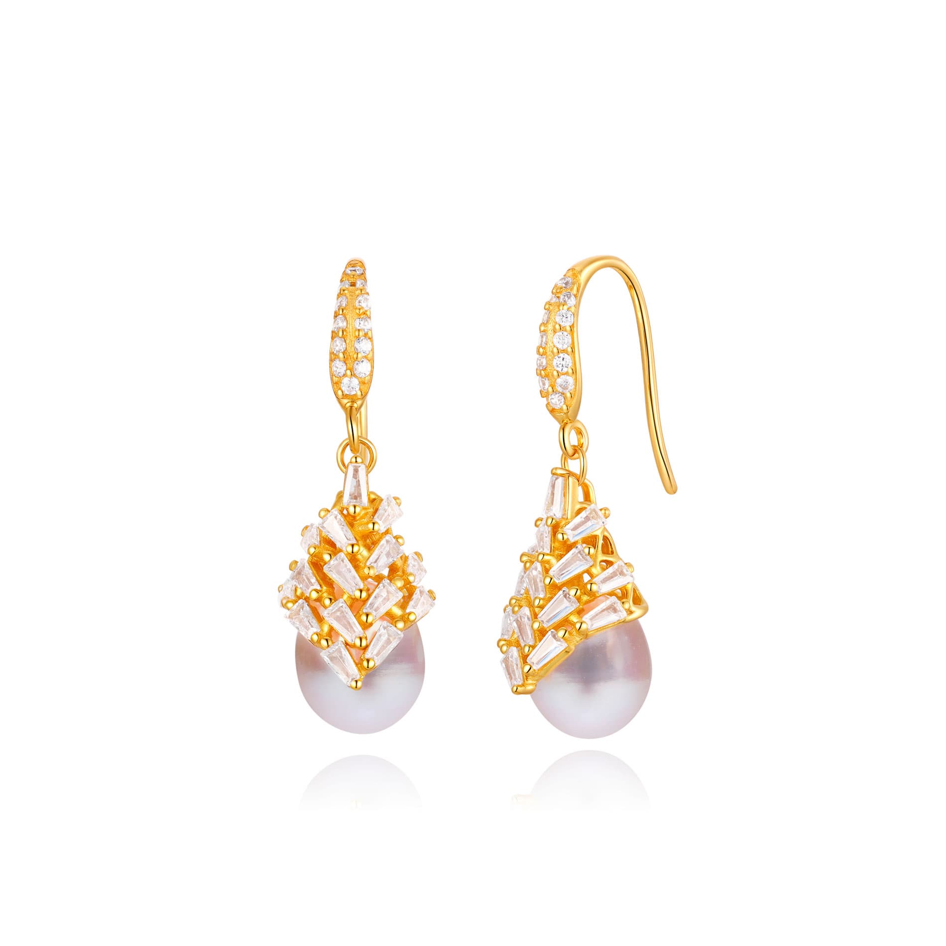Pendientes Perla Nido