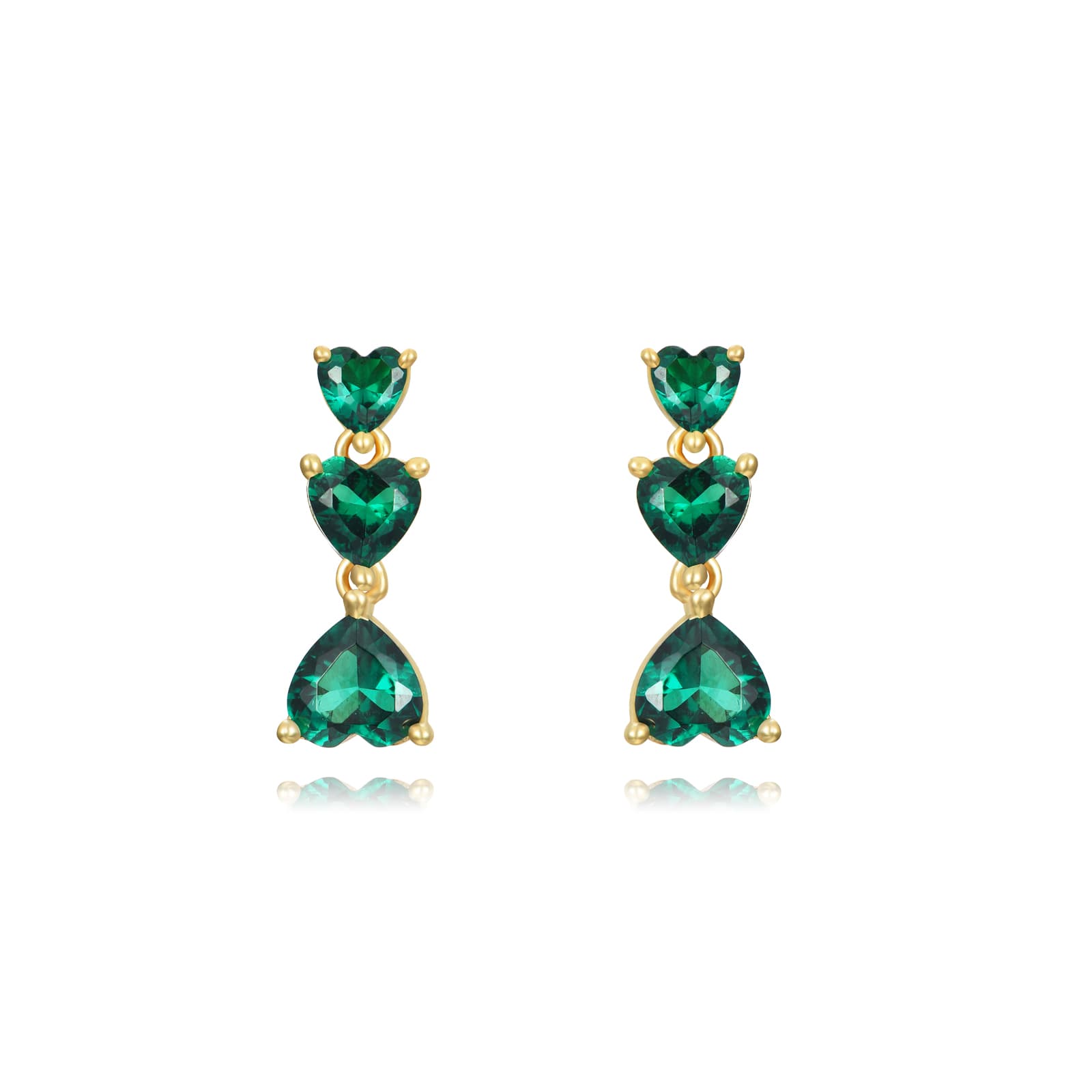 Pendientes Tres Corazones