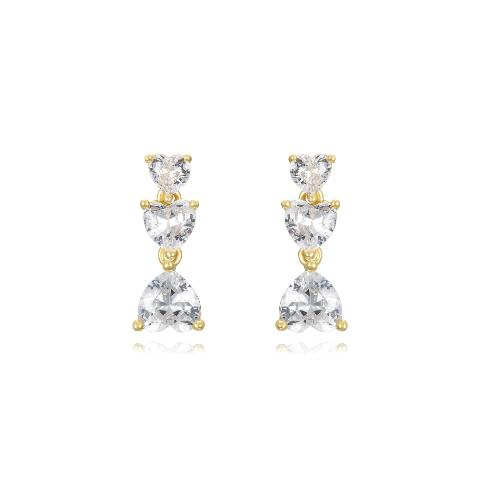 Pendientes Tres Corazones