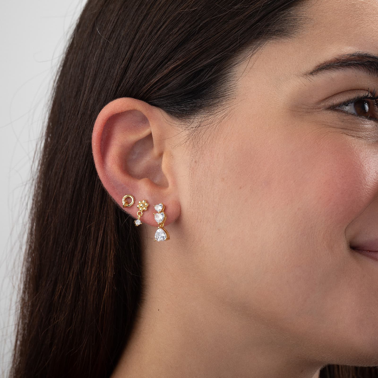 Pendientes Tres Corazones